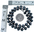 Sterling Silver Hematite Bead Necklace RX114380
